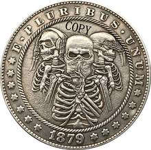 Hobo Nickel 1879-CC EE. UU. Dólar estadounidense moneda copia tipo 182 2024 - compra barato