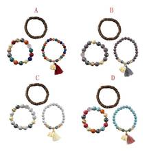 3pcs/set Bohemian Ethnic Multilayer Vintage Beads Bracelets Boho Statement Tassel Pearl Charms Wrap Bracelet Bangles Jewerly 2024 - buy cheap