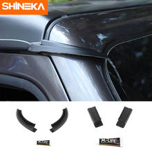 SHINEKA Car Roof Drain Rainwater Diversion Assist Extension Drainage Catheter External Accessories for Jeep Wrangler JL JT 2018+ 2024 - buy cheap