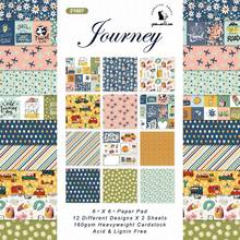 Journey style Scrapbooking paper pack of 24 sheets handmade craft paper craft Background pad  0415 2024 - buy cheap