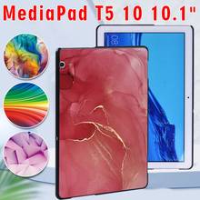 Tablet Case for Huawei MediaPad T5 10 10.1" Inch Anti-Fall back shell Cover Case + Free Stylus 2024 - buy cheap
