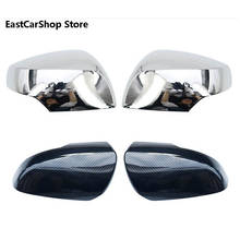 Cubierta de espejo retrovisor lateral de coche, Marco embellecedor, tapas de espejo lateral para Subaru Forester 2019 2020, accesorios de coche 2024 - compra barato