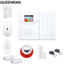 Sistema de alarma antirrobo para casa inteligente, Sensor de puerta inalámbrico, Detector de movimiento Pir, Control por aplicación, Wifi, GSM, 433MHz/868MHz 2024 - compra barato