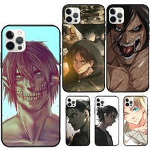 Eren Jaeger Attack On Titan For iPhone 11 12 Pro Max 13 Mini Case Cover For iPhone XR X XS Max 7 8 Plus Phone Case 2024 - buy cheap