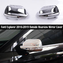 For Ford Explorer 2016 2017 2018 2019 Car side Door Outside Rearview mirror Exterior Cover Rear View Mirror shell Housing hood 2024 - buy cheap