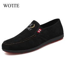 WOTTE-zapatos informales para hombre mocasines transpirables para conducir, calzado suave, zapatillas de deporte, Otoño, 39 s, novedad 2024 - compra barato