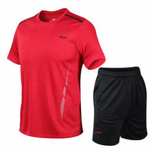 Novos homens correndo conjuntos de roupas de treino de futebol terno esportivo roupas de ginásio secagem rápida correndo jogging ternos de futebol 2024 - compre barato
