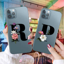 Alphabet Letter phone Case For iPhone 12 Mini 11 Pro Max X XS Max XR 8 7 Plus 6 6S Cover Soft TPU Cases 2024 - buy cheap