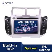 Android 9,0 IPS автомобильный DVD GPS навигационный автомобильный Радио плеер для Toyota Yaris 2005-2011 мультимедийный плеер рекордер головное устройство 2024 - купить недорого