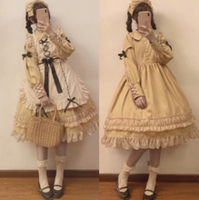 kawaii girl gothic Sweet lolita dress vintage bandage lace bowknot peter pan collar victorian dress lolita op loli cosplay 2024 - buy cheap