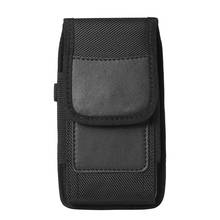 Funda con tapa de nailon para Apple iPhone 12 Mini 5,4 " / SE 2020, funda de teléfono para hombre, funda con Clip para cinturón, bolsa de transporte portátil 2024 - compra barato