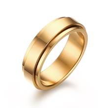 Вертушка с золотым наполнителем свадебный браслет ювелирные изделия палец кольца для мужчин 2024 - купить недорого