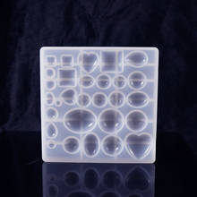 Molde de silicona de resina epoxi para fabricación de gemas, herramienta de joyería artística hecha a mano, colgante Uv, 1 unidad 2024 - compra barato