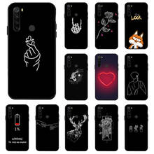 Black Painted Case For Xiaomi Redmi Note 8 7 9 Pro 8T 8A 9S Case Cover For Xiaomi Mi 9T A3 Poco F2 Pro Mi Note 10 Lite Covers 2024 - buy cheap