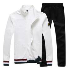 Sweatshirts Casual Men Fashion Tracksuit Jackets + Pants Men's Sweater Autumn and Winter Sweatshirt 2024 - buy cheap