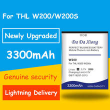 Genuine Security 3300mAh W200 Battery For THL s C Mobile Phone Replacement 2024 - buy cheap