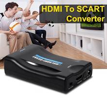 HDMI to SCART Composite Video Converter o Adapter with USB Cable for SKY TV 2024 - buy cheap