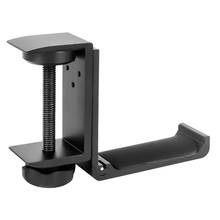 Soporte de auriculares de aleación de aluminio, colgador de Metal, abrazadera de pared, gancho ajustable, plegable, soporte de escritorio para auriculares 2024 - compra barato