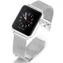 Milanese Strap For Apple Watch 6 SE 5 4 40mm 44mm Stainless Steel Metal Replacement Bracelet Band for iwatch 3 2 SE 38MM 42mm 2024 - buy cheap