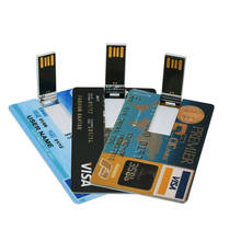 Credit Card Plastic USB Pen Drive 4GB 8GB 16GB 32GB 64GB USB Flash Drive On Key Business Card Memory Stick Flash Pendrive U Disk 2024 - buy cheap