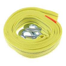 16FT Heavy Duty Tow Strap With Hooks 5Tons Capacity Rope 670G 2024 - buy cheap