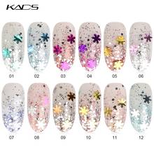 Kads-gel acrílico para arte em unhas, decoração de unhas diy, glitter e flocos de nece, pó de lantejoulas para arte em unhas 2024 - compre barato