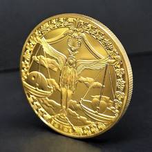 Двенадцать созвездий зодиака золотые Юбилейные Монеты Евро Астрология весы Таро желание солнце бог удача любовный сувенир медали 2024 - купить недорого