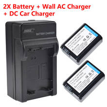 2x NP-FW50 Rechargeable Battery + Home&Car Charger For Sony A6000 A6300 A3000 A5000 Alpha A7R 2024 - buy cheap