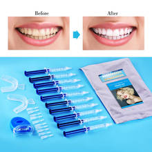 Novo kit para branqueamento dental com luz de led, higiene oral, branqueador dental, com peróxido de carbamida, uso doméstico 2024 - compre barato