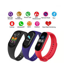 Relógios inteligentes bluetooth pulseira esporte relógio de fitness rastreador taxa pressão arterial smartband pulseira para android ios 2024 - compre barato