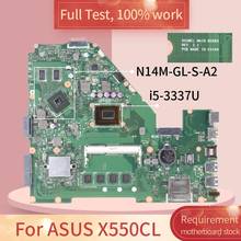 Материнская плата для ноутбука X550CL ASUS X550CC A550C X550CL R510C I5-3337U GT720M материнская плата для ноутбука REV.2.1 SR0XL N14M-GL-S-A2 2024 - купить недорого