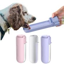 Botella de agua portátil para perro, cuencos plegables para mascotas, dispensador de agua potable para exteriores, viaje, Camping, 420ml 2024 - compra barato