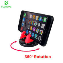 FLOVEME-soporte giratorio 360 para Mini salpicadero de coche, adhesivo para teléfono, pasta, para iPhone 12, Xiaomi, Huawei 2024 - compra barato
