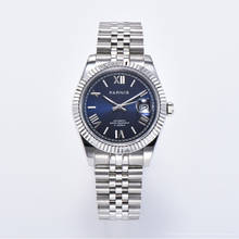 Parnis relógio masculino com calendário miyota, relógio de pulso mecânico com 21 joias, marca de luxo 8215 para homens 2024 - compre barato