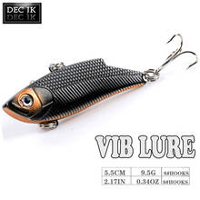 Crankbait Vibration Sinking Jig Vibra Ice Fishing Lure Tackle 5.5cm 9.5g Wobbler Winter Vib Artificial Hard Fake Bait Sea Tools 2024 - buy cheap