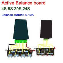 4S 8S 16S 20 24S активный баланс борд литийполимерное литийионное Lifepo4 литий Батарея передачи энергии защиты эквалайзер, обеспечивающий фотоаппаратов моментальной печати 7S 10S 13S 14S 2024 - купить недорого