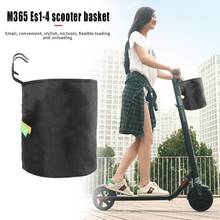 Durável scooter cesta textura delicada bicicleta cor sólida guiador cesta para m365 ninebot ES1-ES4 scooter elétrico 2024 - compre barato