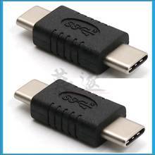 1 шт. USB-C Штекерный адаптер прямой маленький адаптер типа C USB 3,1 Type-C коннектор конвертер 2024 - купить недорого