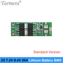 Turmera 2S 20A BMS Protection Board 18650 21700 26650 Lithium Battery 7.2V 8.4V for Screwdriver Electric Tools and Headlamp Use 2024 - buy cheap