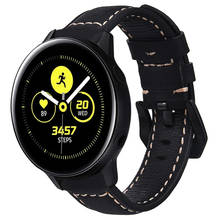 forhuawei watch gt 2e 2 strap leather correa for samsung galaxy watch active 2 gear s3 Frontier  haylou solar band 20mm 22mm 2024 - buy cheap