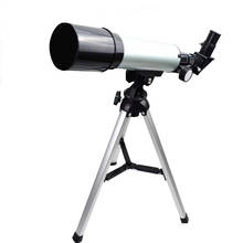 Visão king telescópio astronômico 360x50, portátil, tripé, céu, monocular, observação do espaço, presente 2024 - compre barato