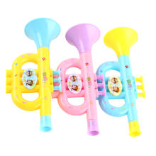 Цветные детские музыкальные игрушки, 1 шт., музыкальные инструменты, труба, Детские музыкальные игрушки, игрушка для раннего развития для детей 2024 - купить недорого