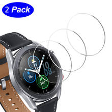 Tempered glass For Samsung galaxy watch 3 45mm 41mm Scratch resistant film screen protector for samsung galaxy 3 41mm accessory 2024 - buy cheap