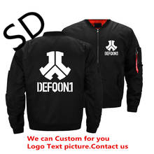 Sudadera con capucha para hombre, con estampado de DJ Defqon.1, estilo Bomber, Hip Hop, informal, de gran tamaño, 4XL, 5XL, para invierno 2024 - compra barato