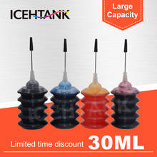 ICEHTANK 30ml Bottle Dye Ink Refill Kits For Canon Printer Ink For HP Cartridge For Epson For Brother Printer Ink Cartridges 2024 - buy cheap