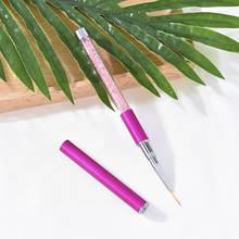 1pcs Acrylic Nail Painting Flower Drawing Pen Nail Art For Nail Ongles For Gel Nail Polish Painting Drawing Brush Sable Gel UV 2024 - buy cheap