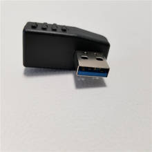 90 градусов правый угол направления USB 3,0 тип A штекер к гнезду m/f разъем адаптера 2024 - купить недорого