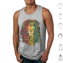 Marley Rasta Lion Art Dreadlock Rastafari & Accessories For Rasta Lover tank tops vest sleeveless 2024 - buy cheap