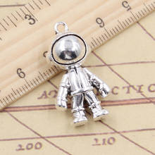 5pcs Charms 3D Astronaut Cosmonaut 33x17x12mm Tibetan Silver Color Pendants Antique Jewelry Making DIY Handmade Craft 2024 - buy cheap