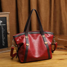 Винтажные роскошные женские сумки из натуральной кожи, брендовая дизайнерская сумка, Высококачественная сумка-торба, женские сумки через плечо, bolsa feminina K27 2024 - купить недорого